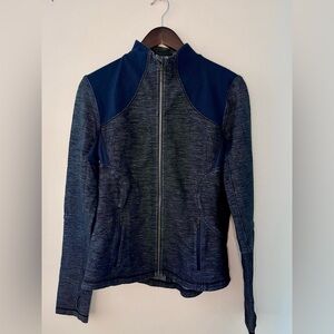 Lululemon Forme Jacket Reversible Slub Denim Limitless Blue